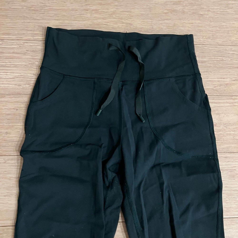 Lululemon High Waisted, Dark Teal Long Yoga Pants